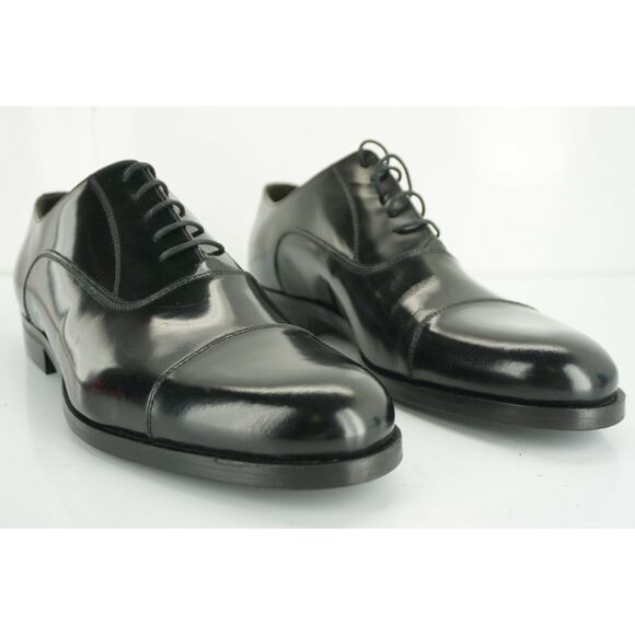 To Boot New York Wyatt Cap Toe Black Leather Shoes Size 11.5 Men\'s Adan Derrick main image 11
